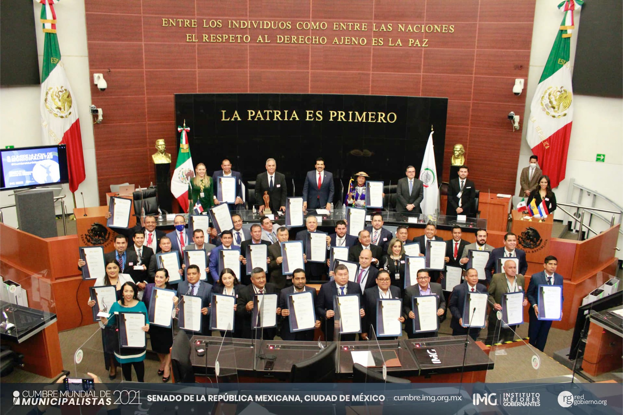 Cumbre Mundial de Municipalistas 2021 en Ciudad de México. Instituto Mejores Gobernantes A.C