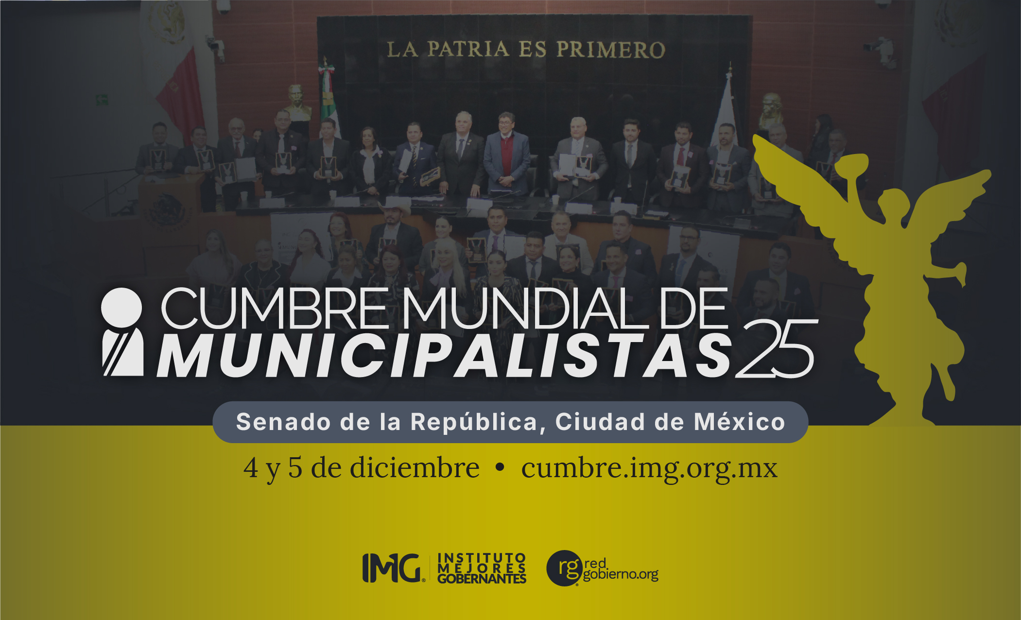 Cumbre Mundial de Municipalistas 2025 en Ciudad de México. Instituto Mejores Gobernantes AC - Red Gobierno ¡Ya puedes registrarte!